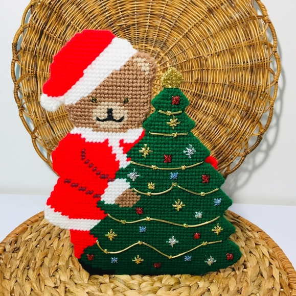 Vintage, Christmas decoration in crochet. Excellen - Picture 6 of 16